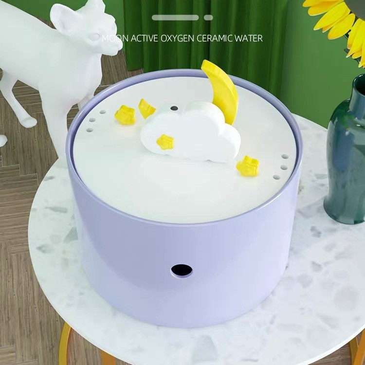 Dispensador de agua para gatos que fluye dispensador de agua de cerámica tazón de alimentación de agua para perros Filtro de circulación automático dispensador de agua para gatos suministros