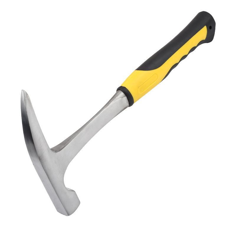 Geological exploration hammer sheet metal hammer multifunctional emergency pointed flat head mountaineering quarrying mining hammer