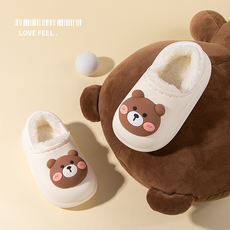 Children's cotton slippers wholesale winter boys and girls waterproof outdoor bag heel baby home shoes new children's cotton shoes Children's cotton slippers wholesale winter boys and girls waterproof outdoor bag heel baby home shoes new children's cotton shoes