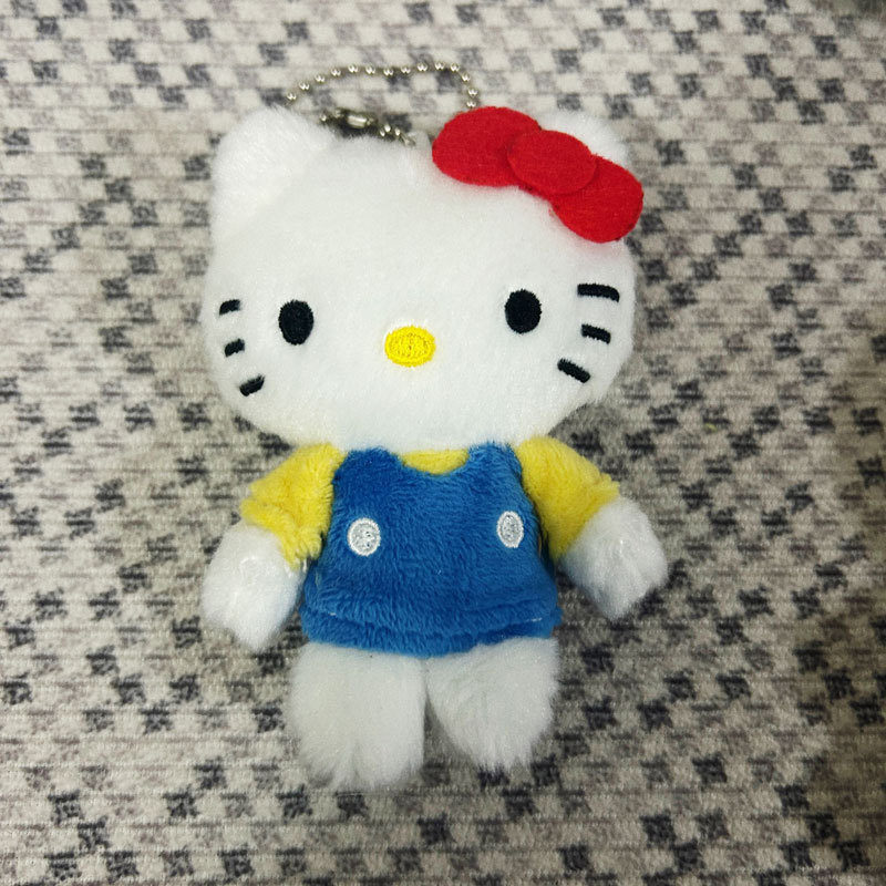 サンリオハローキティ人形ストラップセット日本晴れちゃんかわいい人形バッグ掛けキーホルダー|undefined