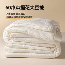 A类母婴级全棉大豆纤维被子冬季厚款纯棉子母被春秋被芯保暖冬被