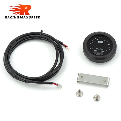 52MM ultra-nazik dairəvi qırmızı LED displey 8~18V gərginlik ölçmə masası