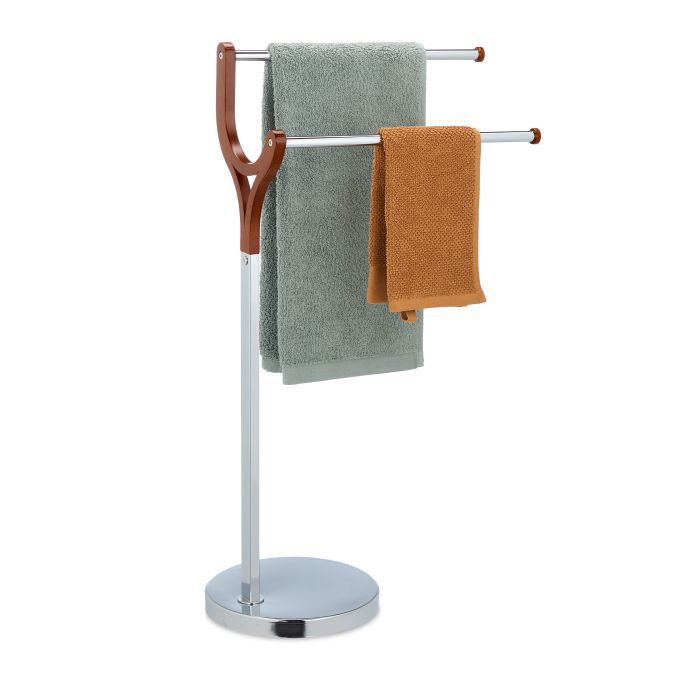 Vertical Bathroom Towel Rack Towel Floor Bathrobe Shelf Vertical Bath Hand Towel Holder Upright