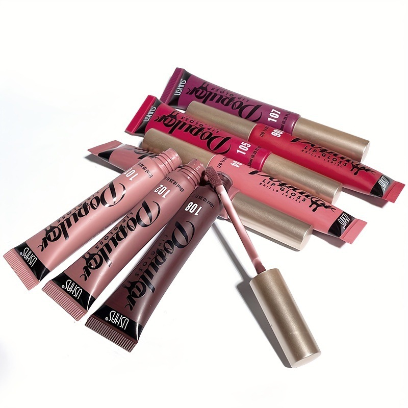 21g Weight Lip Glaze Type Of Cosmetics Plastic Material Multicolor Pattern Casual, Vacation Style Casual Vacation Multicolor Plastic Lip Glaze 6