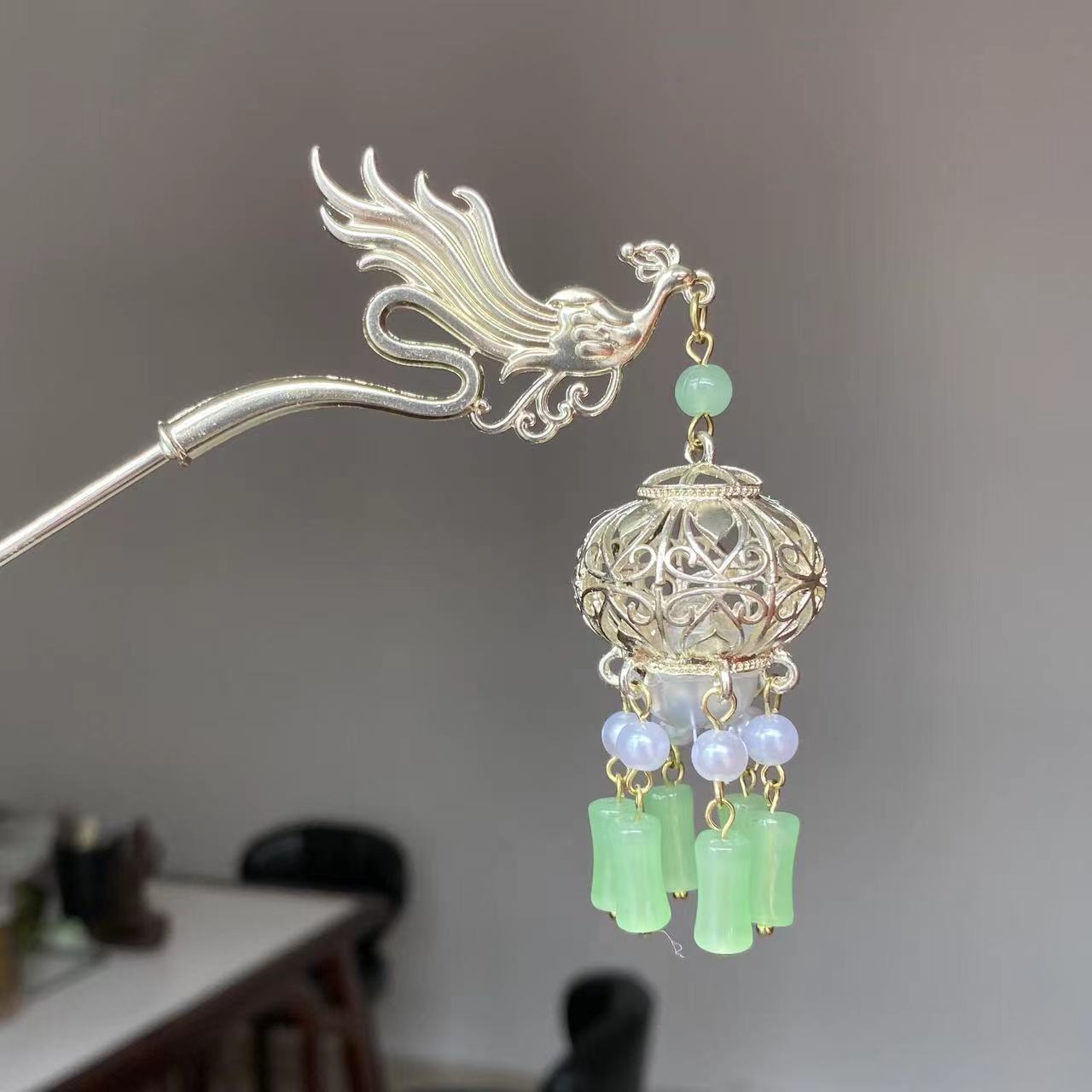 야광 머리핀 8626