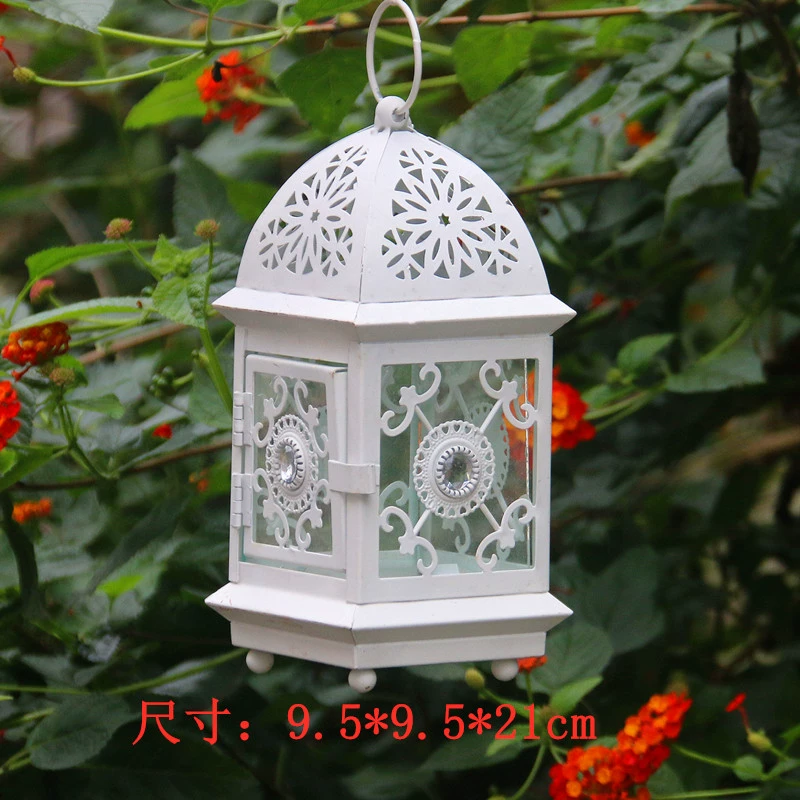 Кованая ветровая лампа подсвечник для обработки американских подсвечников