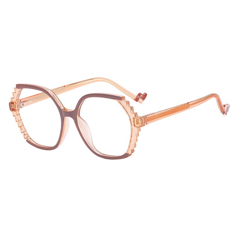 82097 nuevo comercio exterior transfronterizo europeo y americano marco grande TR marco CP insertar gafas de luz anti-azul se puede equipar con gafas de miopía para las mujeres