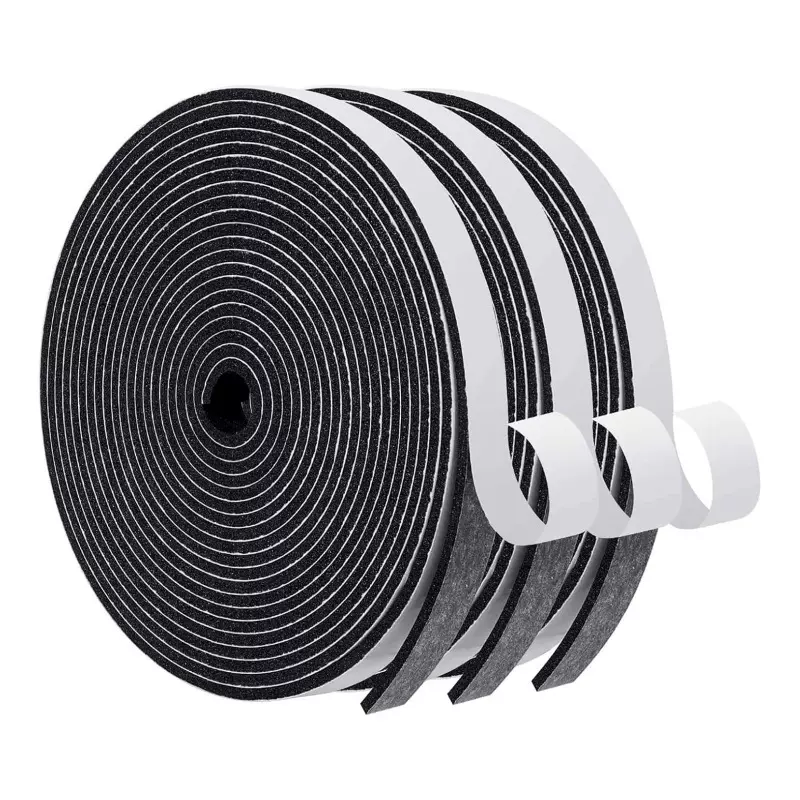 CR氯丁橡胶泡棉密封条 氯丁橡胶闭孔泡沫片 自粘天气剥离密封条