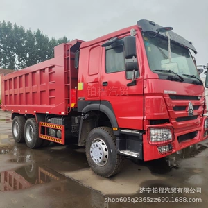 Foreign trade cross-border HOWO dump truck, 371/430 horsepower, large box, rear eight-wheel, for construction