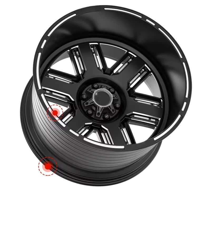 Juncheng Forged Off-Road Wheels 20 22 24 26 28 30 for Wrangler Raptor F150 Off-Road Vehicles