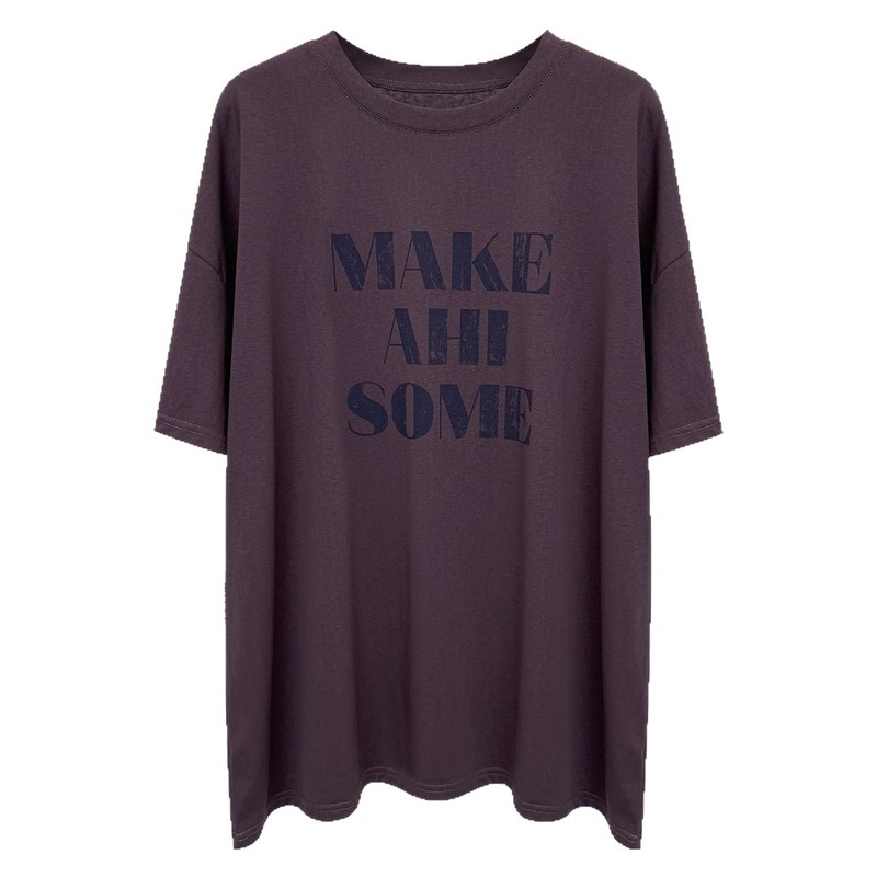 シャークパンツとミドル丈Tシャツを合わせてお尻をカバーする大きいバージョン半袖2025夏スノーフレークコットン通気性のある女性用ボトリングシャツ|undefined