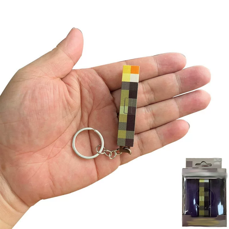 Small glowing keychain, minifigure, flashlight, pendant