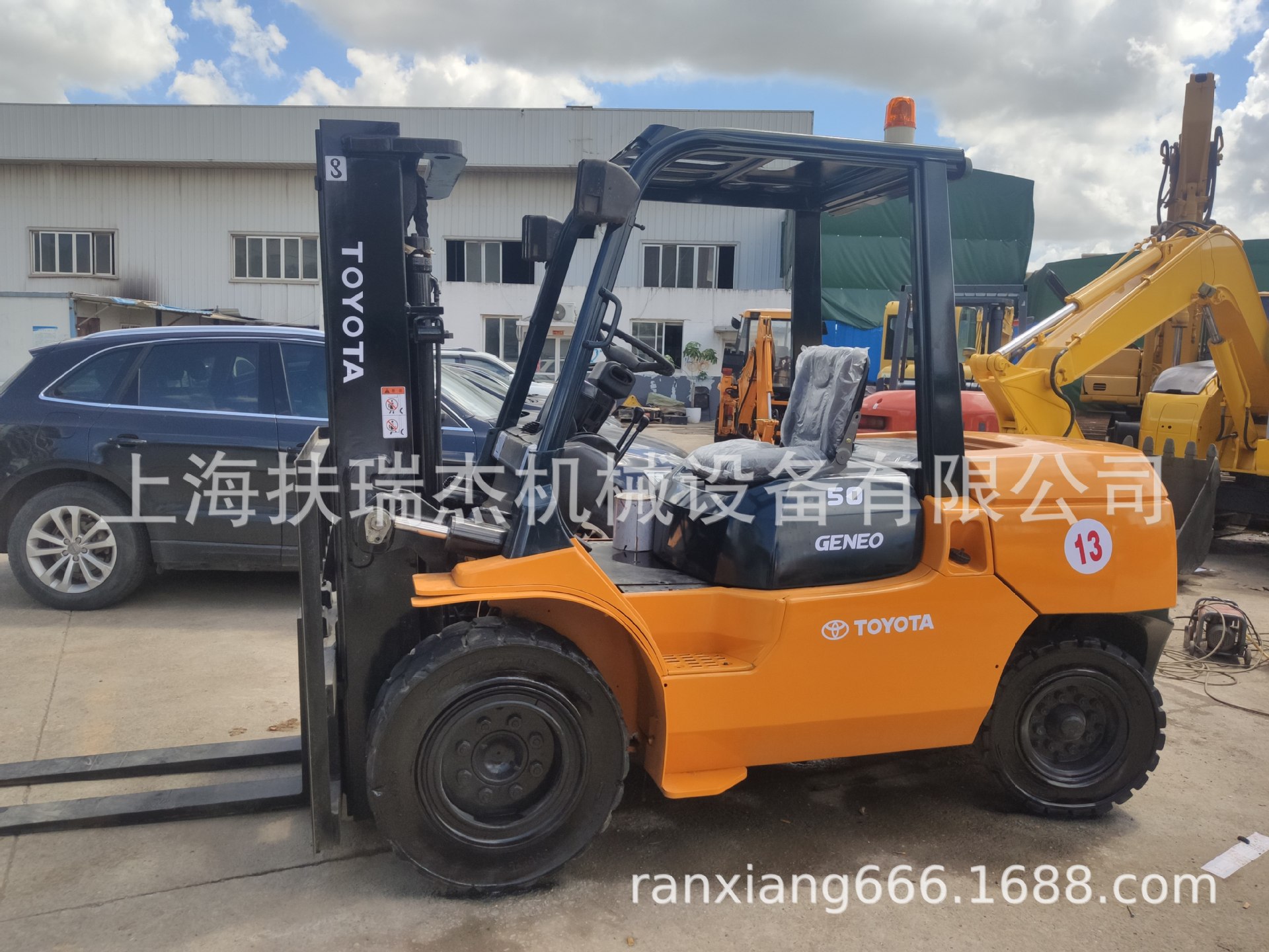 二手丰田Toyota5吨柴油叉车外贸出口 2吨3吨5吨8吨10吨