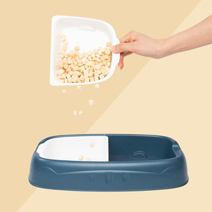 Big Face Double Bowl Dog Bowl Cat Bowl Double Bowl Cat Rice Pot Double Bowl Cat Food Pot Dog Anti-knock Pet Supplies