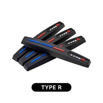 Strip, Anti-Scratch Strip, Car Anti-Collision | Qapı və bamper qoruyucu zolaqlar - typer-black-set4-pack