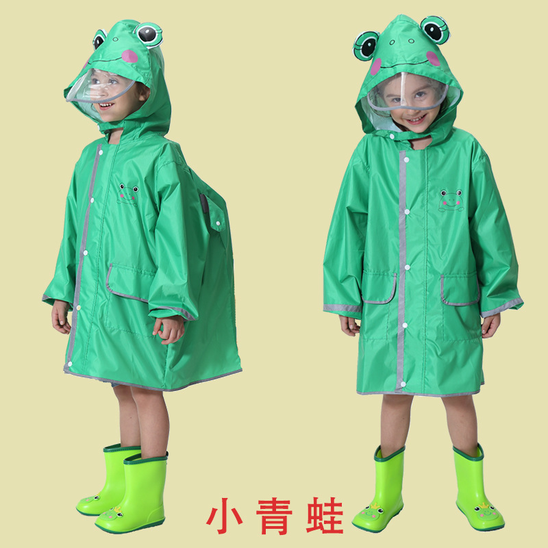 녹색 작은 quack 3D 배낭