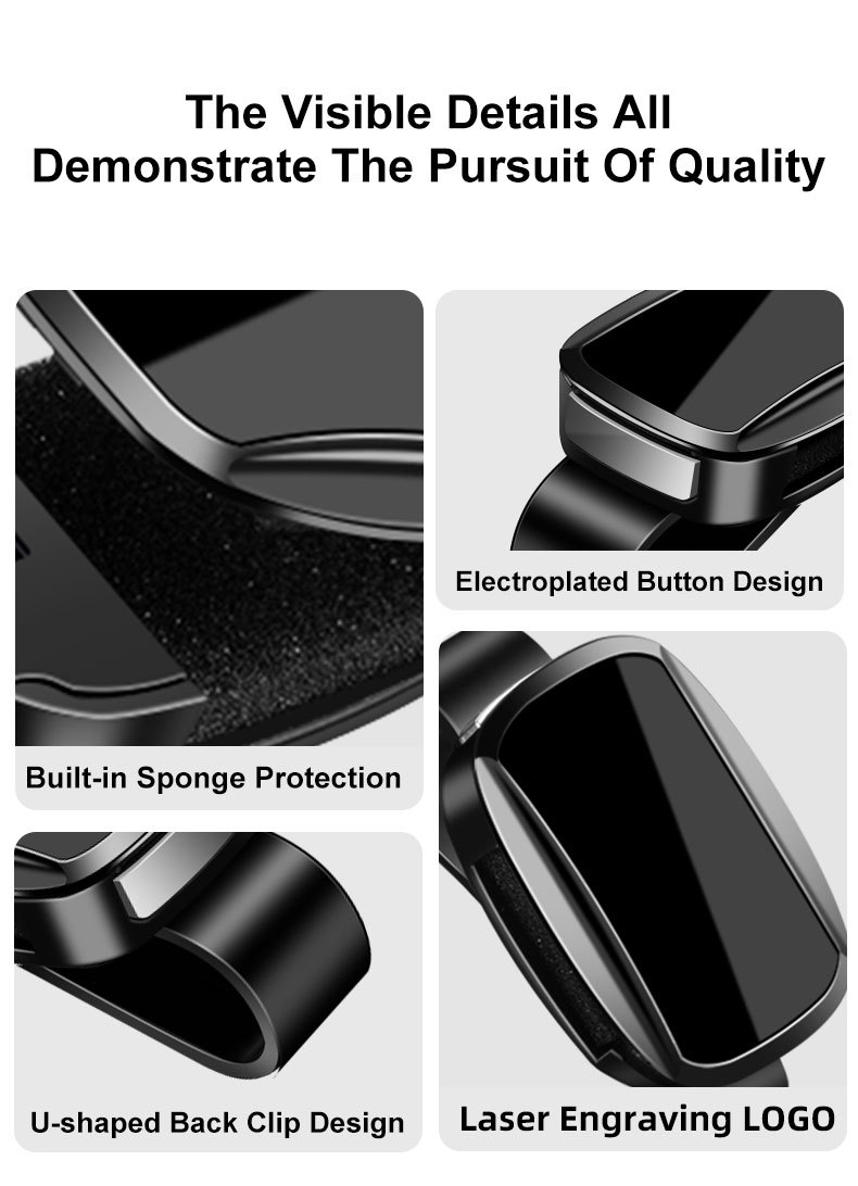 Cross-Border Standard Car Glasses Clip Logo Optional Car Glasses Holder Clip Logo Bracket Car Glasses Holder Wholesale