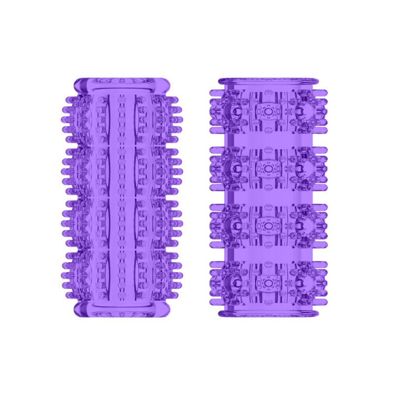 Fancy Lock Ring Series TPE Cock Ring, Slip-on Desensitizing Ring, Blue Mini Style — detail image 29