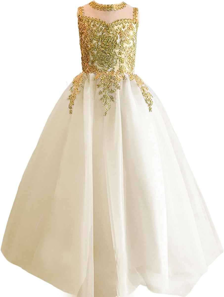 Niñas transfronterizas encaje caliente diamante vestido de princesa sin mangas vestido de niños espectáculo de cumpleaños desfile anfitrión vestido de prenda