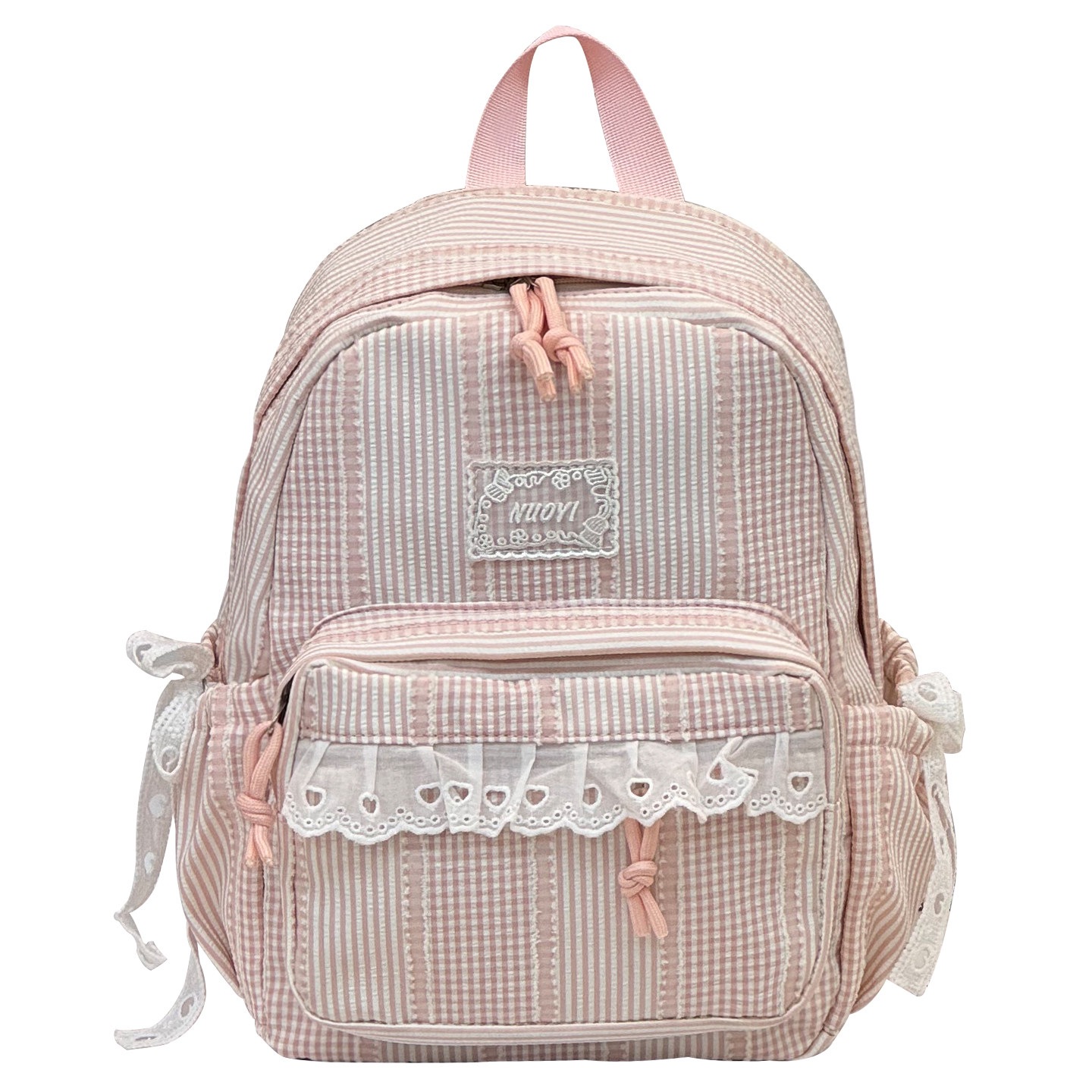 Dolce mochila de encaje mochila de malla multifuncional nueva mochila escolar de chicas de estilo de viento estudiantes de clase 2026 luz