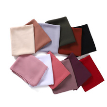 低价处理春夏季防晒护颈桑雪纺女式丝巾旅游拍照百搭纯色真丝长巾