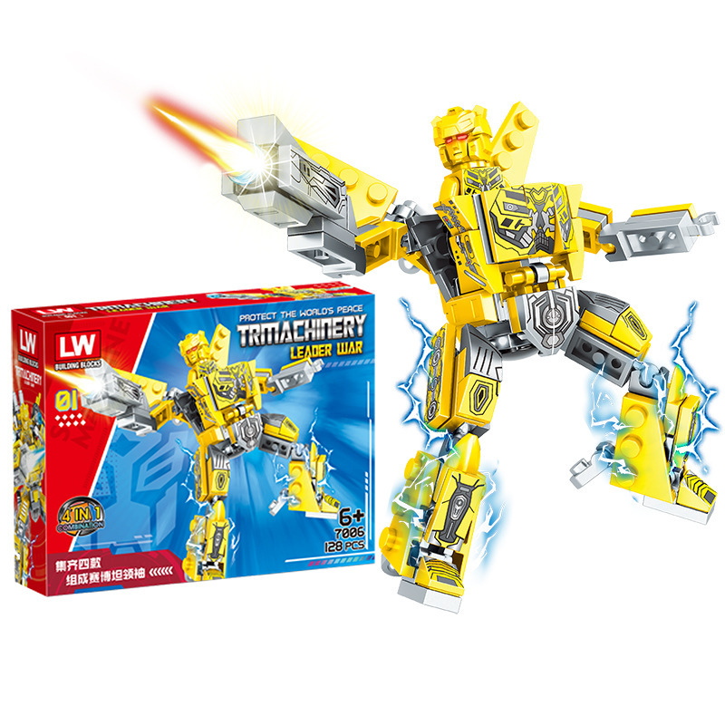 颜色分类图_黄蜂1号机器人【128颗粒】