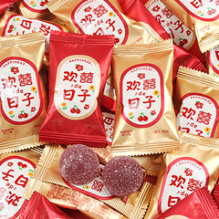 貴婦人のクランベリー味のソフトキャンディのばら積喜糖の結婚砂糖の卸売りのグミの六一子供の日のキャンディーのお菓子