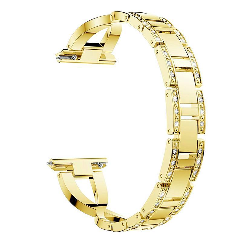 XDfind general 20mm / 22mm horquilla de una sola fila de correa metálica con 20mm / 22mm aguja de oreja verde