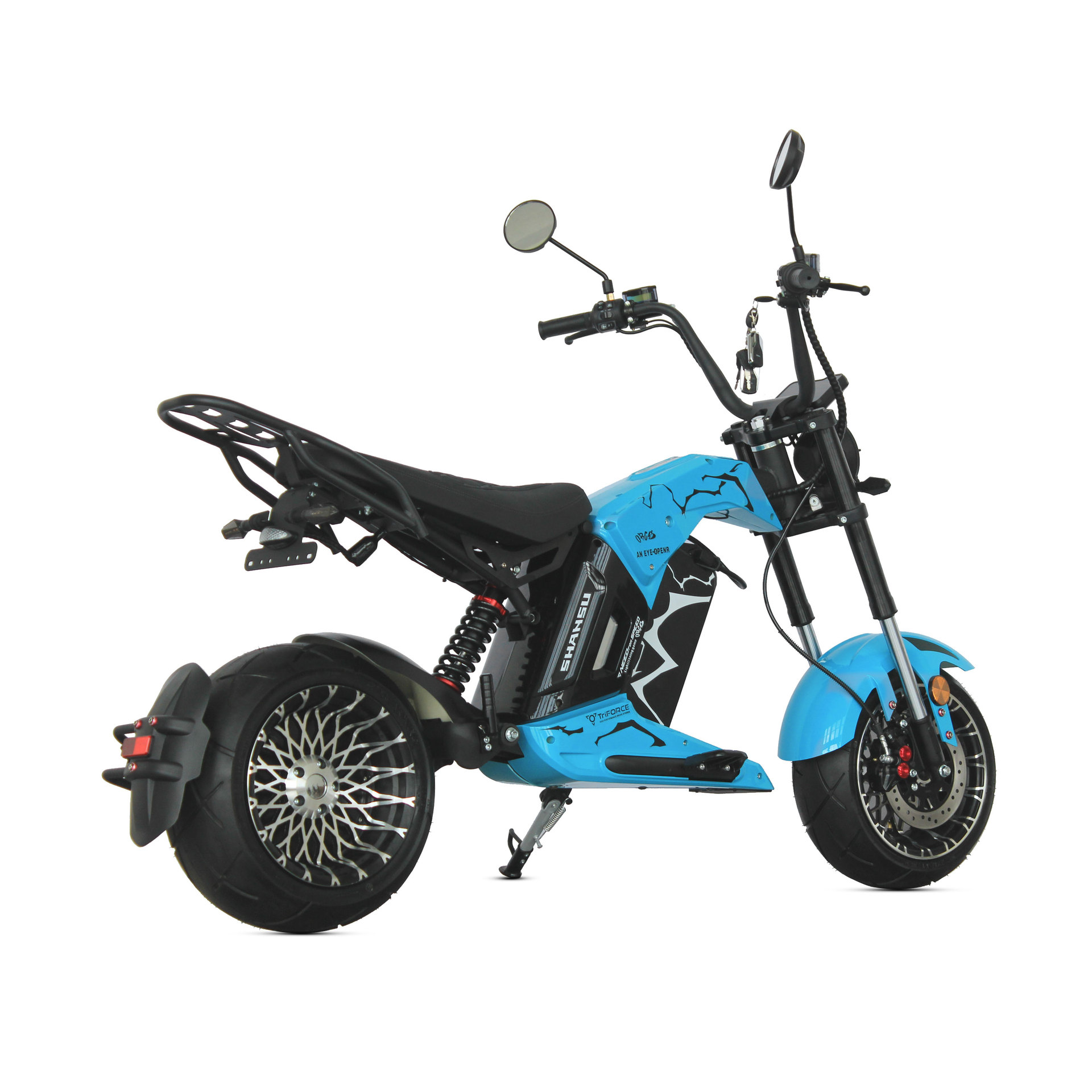 Eec Dot Adult Scooter Two-Wheeled Motorcycle Harley Electric Car Hm-8 Cross-Border Overseas Warehouse Straight Hair