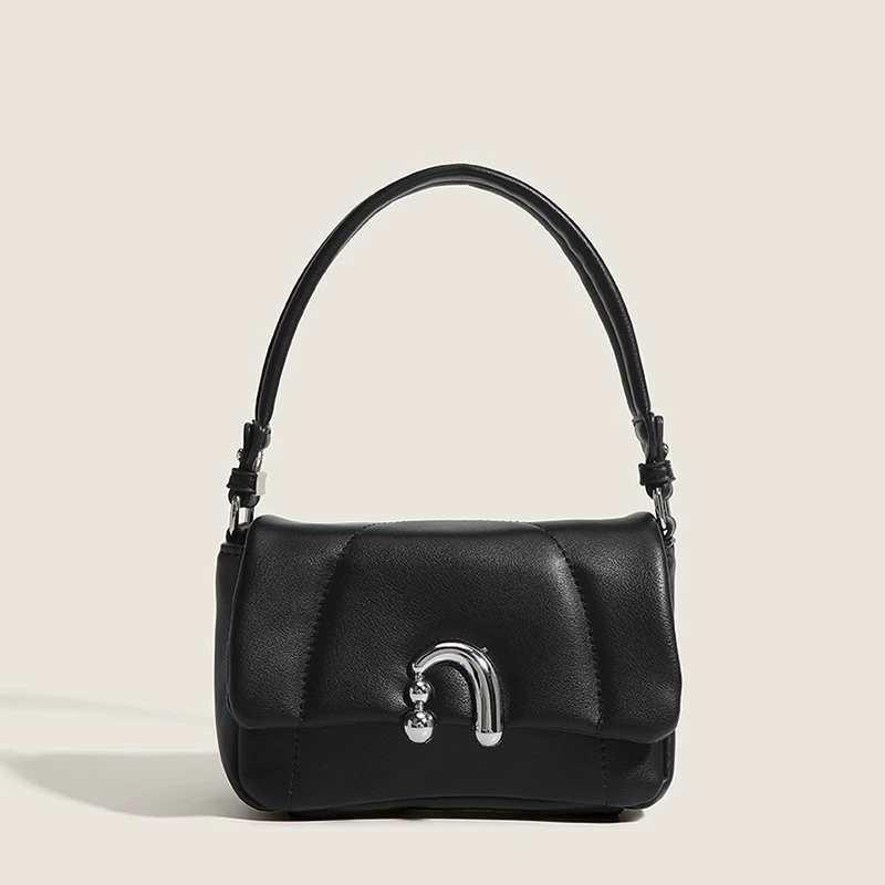 Underarm One-Shoulder Bag, Diamond Pattern Handheld Purse, Compact 18×8×12 cm