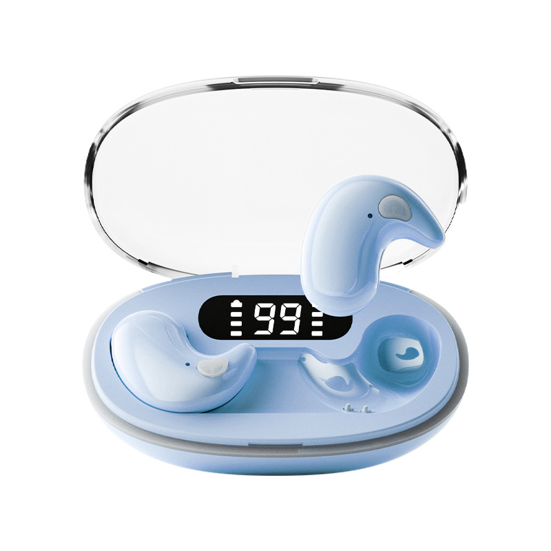 Fábrica de venta caliente de comercio electrónico X55 personalizada auriculares inalámbricos Bluetooth larga duración alta calidad de sonido transparente auriculares inalámbricos de visualización