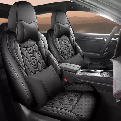 Modelə uyğun (Original) oturacaq örtükləri — breathable perforated seat covers - phantom-black-deluxe-edition-front-row-fully-covered-rear-row-partially-covered