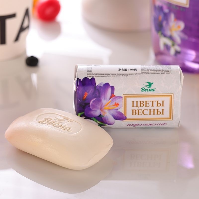 Importación rusa de la fruta original jabón de leche lavado de fresa lavado de manos lavado de cara baño doméstico