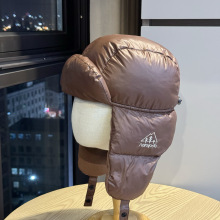 新款羽绒棉帽子女冬季防风防寒保暖头套护耳骑行头盔内胆雷锋帽男