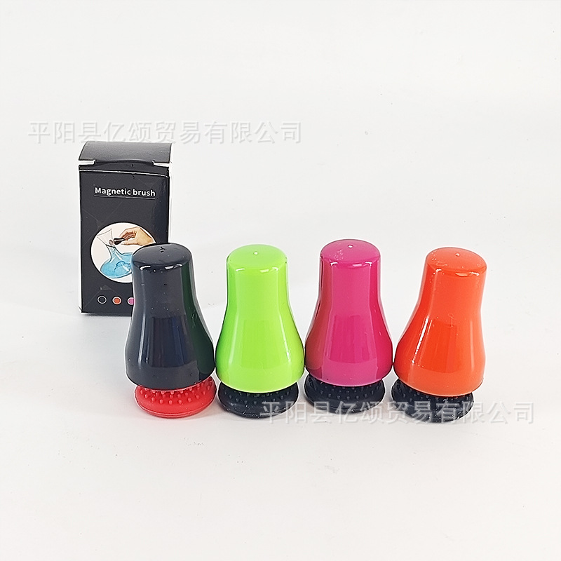 Cross-Border New Spot Magnetic Spot Scrubbe Magnetic Cleaning Brush for Cleaning Glass Inner Wall Balls