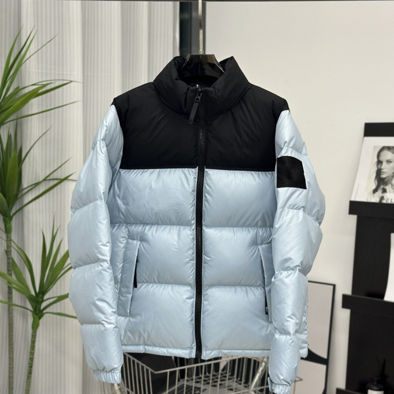 The North Face TNF1996 Down Jacket, American Version, Large Plaid, Unisex, New Autumn/Winter Windproof, Waterproof, Warm Coat