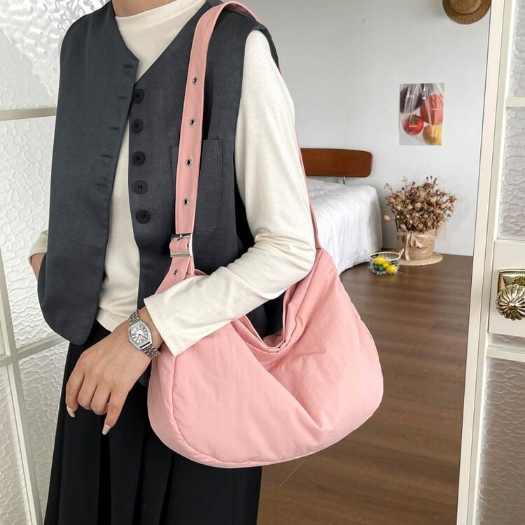 Adjustable shoulder crossbody bag in stock, available in various colors: dark green, white, gray, black, red, purple, and khaki