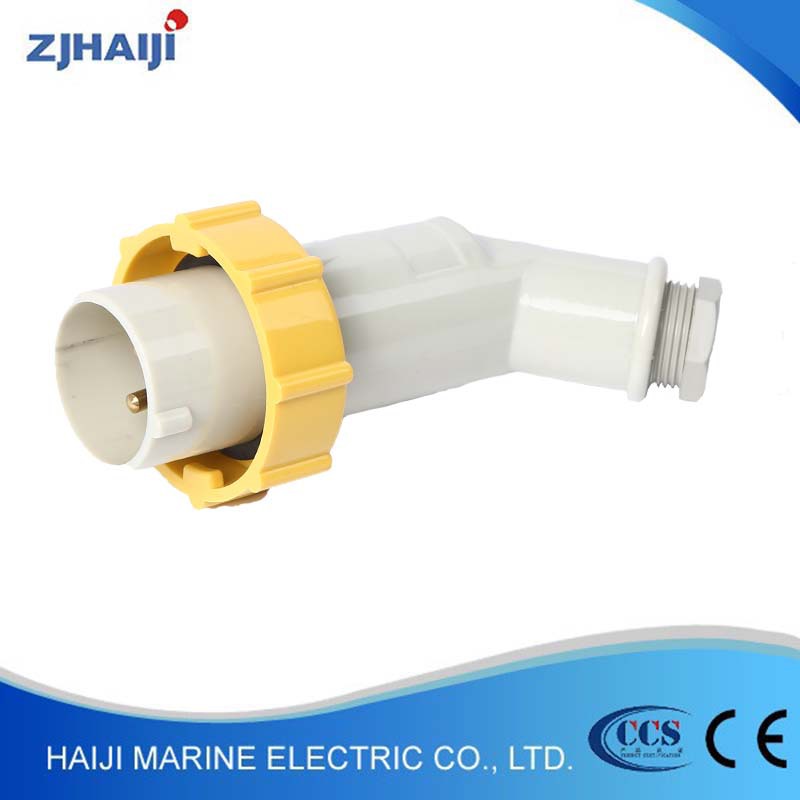 厂家直销 船用接插件船用IEC黄色插头P12-2B（792751）防水插头
