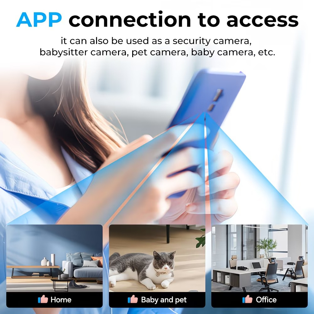 Ev WiFi güvenlik kamerası A9, HD gece görüş, akıllı izleme