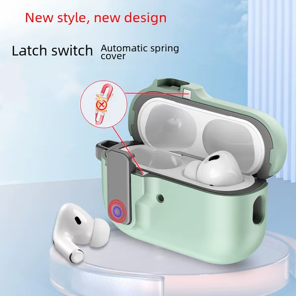 Pop-Up Cover Airpodspro3 Protective Case Anti-Fall 4Th Generation Stand Suitable for Apple Earphone Case Airpods5 Protective Case
