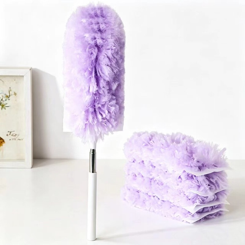 Household Feather Duster for Dust Removal, Disposable Electrostatic Dust Removal Duster, Extended Brush for Car, New Model Crevice Brush