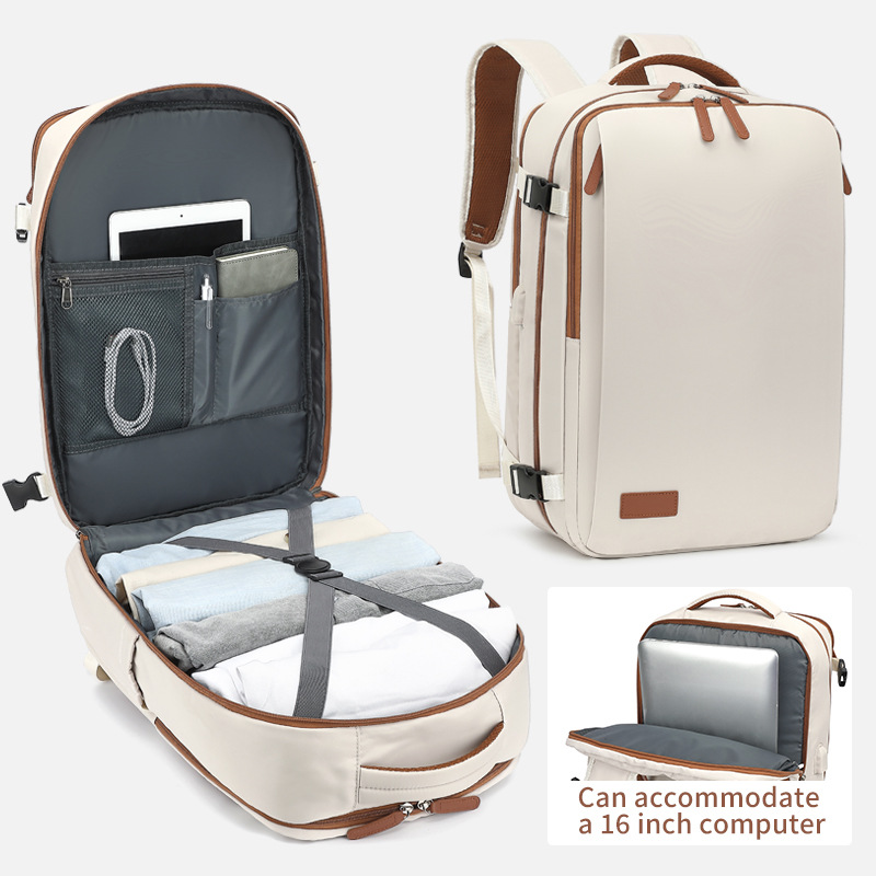 Macaron-Colored Backpack, New Style, Simple Waterproof, High-End, Large-Capacity Backpack for Cross-Border Travel, Cross-Border Wholesale