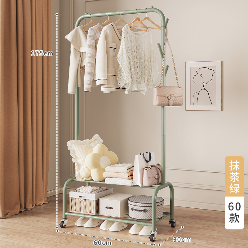 60선반-말차그린 빨래건조대