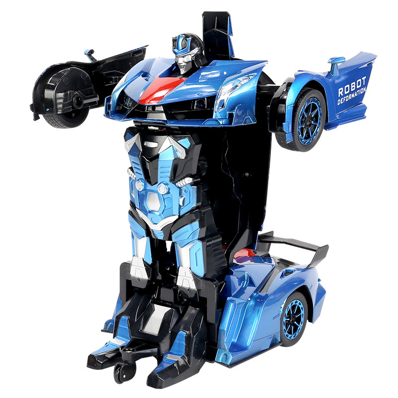 【美遊優品】音響制御感応変形リモコン自動車金剛ロボット電動児童少年玩具|undefined