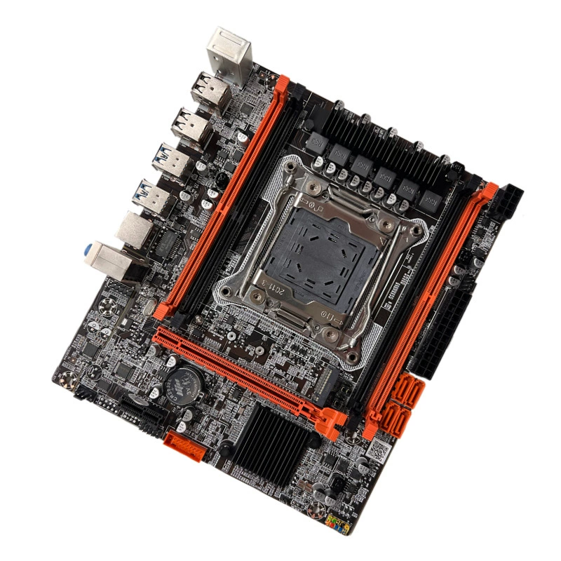 Motherboard with chip, set, x99, D4, 4m, E5, 2696v