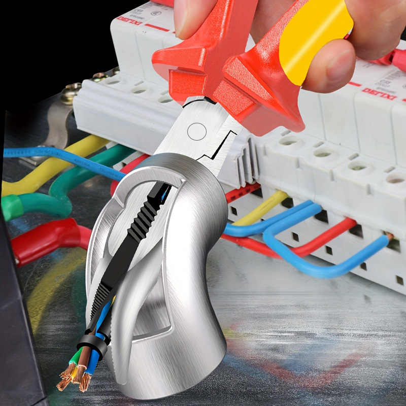 Alicates para electricistas multifuncionales transfronterizos, serie de aislamiento, alicates para pelacables, alicates de punta fina, alicates para cables especiales para electricistas