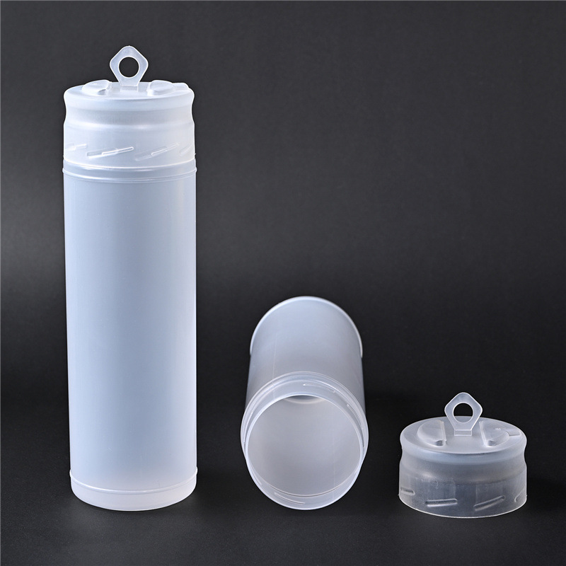 PP冷感毛巾瓶 圆形大小号透明收纳瓶包装容器毛巾筒批发