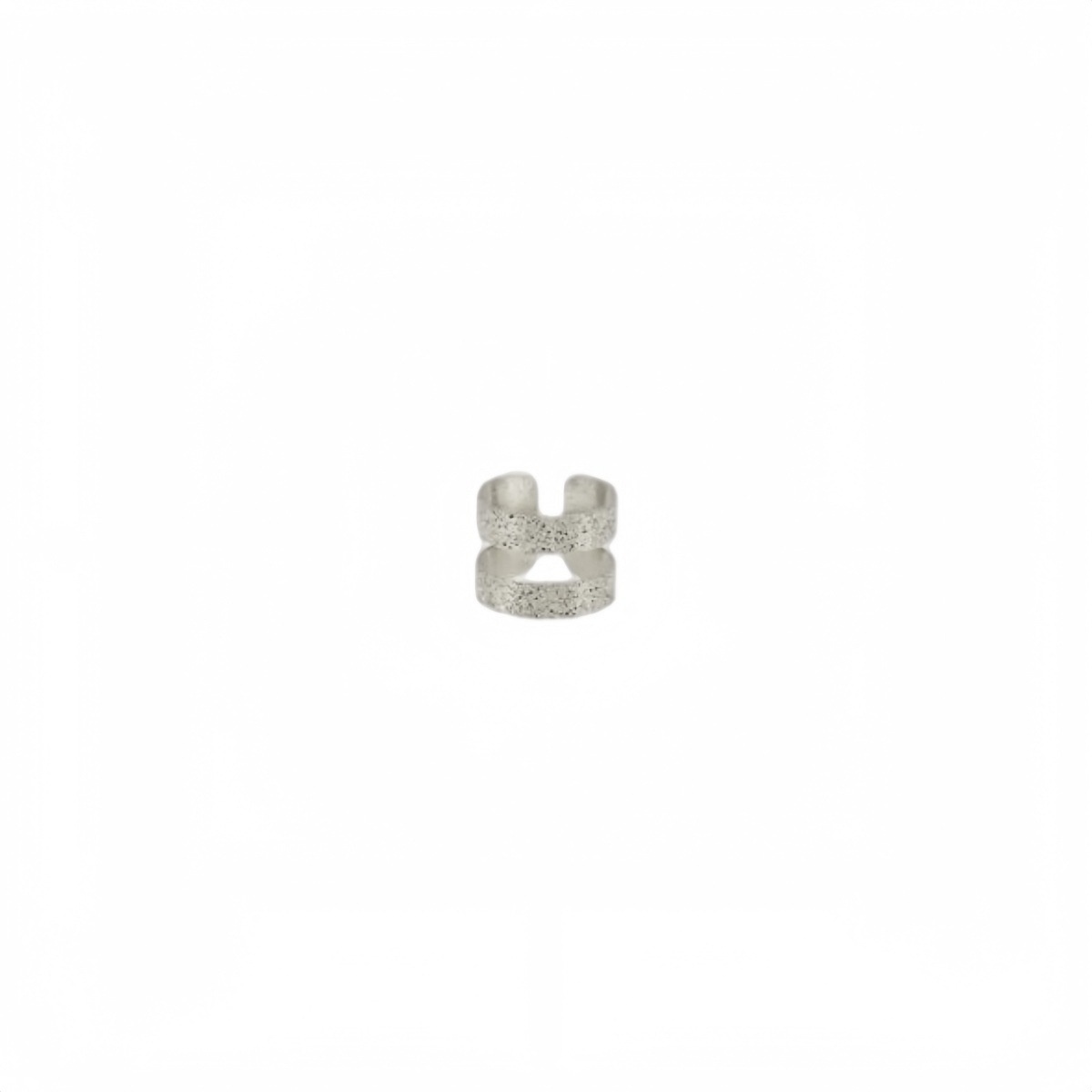 Oreja esmerilada plata 10*8 mm40 #