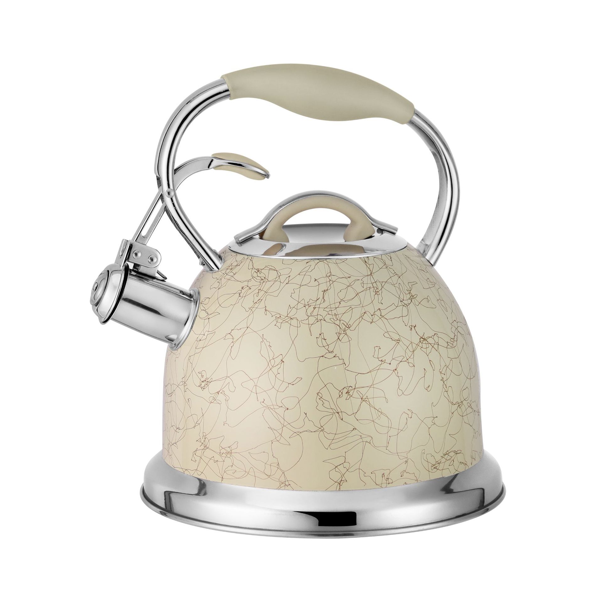 Fábrica de productos de hardware de acero inoxidable silbato hervidor de oro soporte personalizado logotipo de impresión