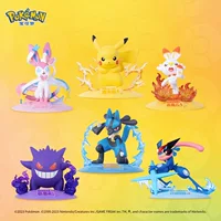 Коллекционный набор фигурок Pokémon (Pokémon), маленькие персонажи, ок. 9 см, подставки